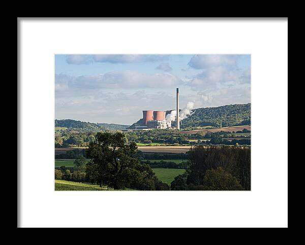 Landscape Framed Print featuring the photograph Power in the countryside by Average Images