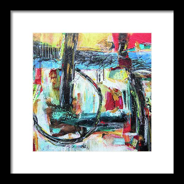 Pretzel Framed Print featuring the painting Pretzel Logic by Dominic Piperata