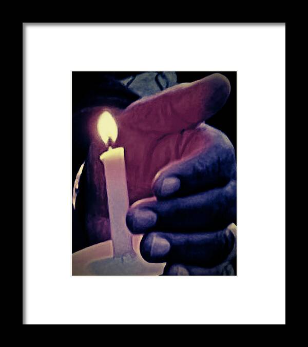 Candle Framed Print featuring the photograph Prince 2 by Lee Darnell