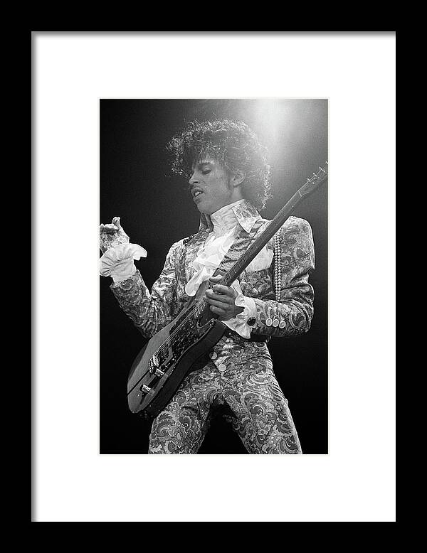 Prince Framed Print featuring the photograph Prince Close-Up by Dmi