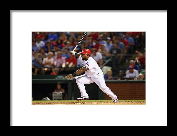 People Framed Print featuring the photograph Prince Fielder by Ronald Martinez