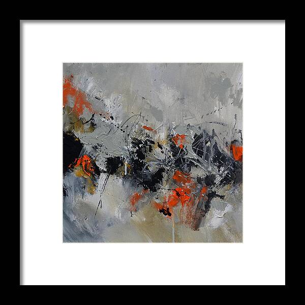 Abstract Framed Print featuring the painting Prometheus unbound by Pol Ledent