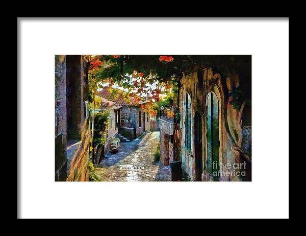 Provence Framed Print featuring the digital art Provence by Jerzy Czyz