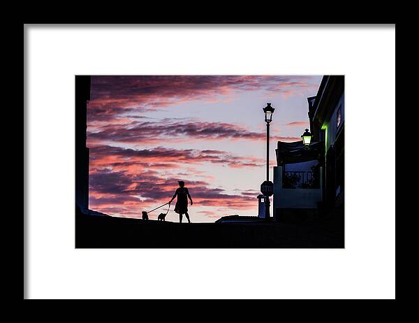 Andalucía Framed Print featuring the photograph Pueblo in the sky by Gary Browne