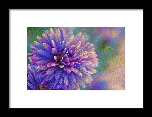 Lilac Framed Print featuring the painting Lilac Purple Perfection by Teresa Trotter