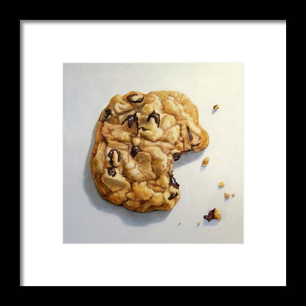 Cookie Framed Print featuring the painting Quality Check by Susan N Jarvis