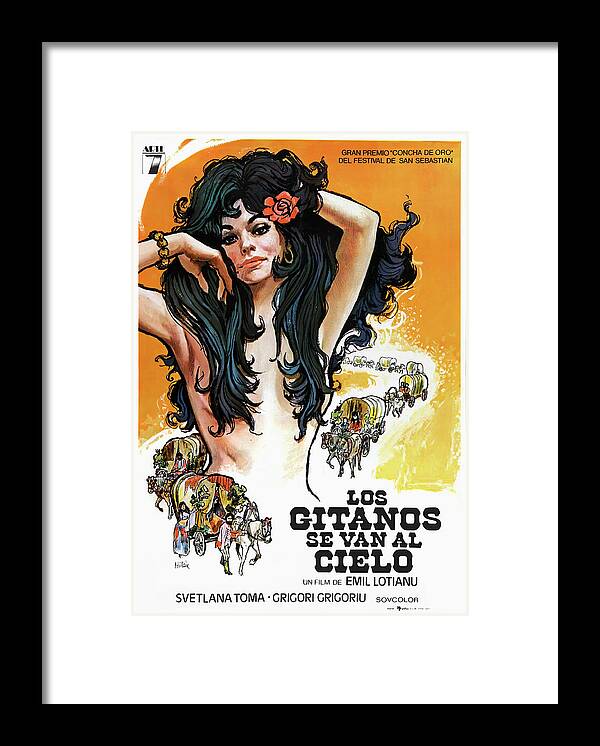 Mataix Framed Print featuring the mixed media ''Queen of the Gypsies'', 1976 - art by Mataix by Movie World Posters
