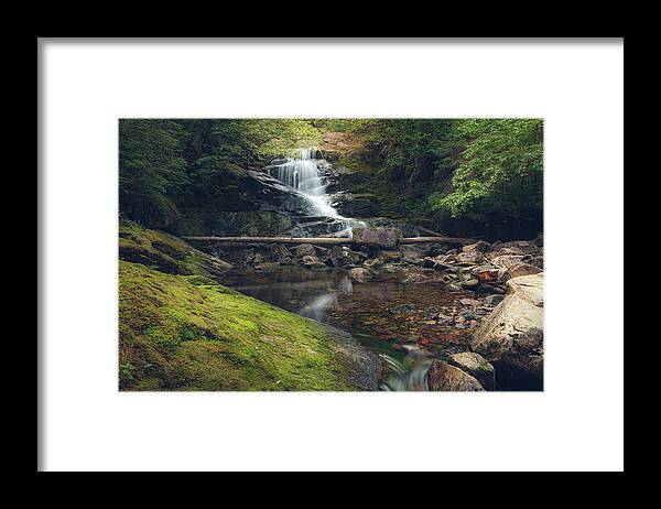 Waterfall Framed Print featuring the photograph Quiet Falls 2 by Michael Rauwolf