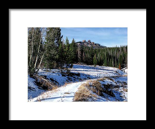 Winter Framed Print featuring the photograph Rabbit Ears Pass by Jim Hill