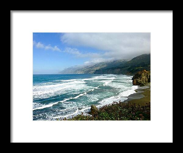 Big Sur Framed Print featuring the photograph Ragged Point Cove 2 by Amelia Racca