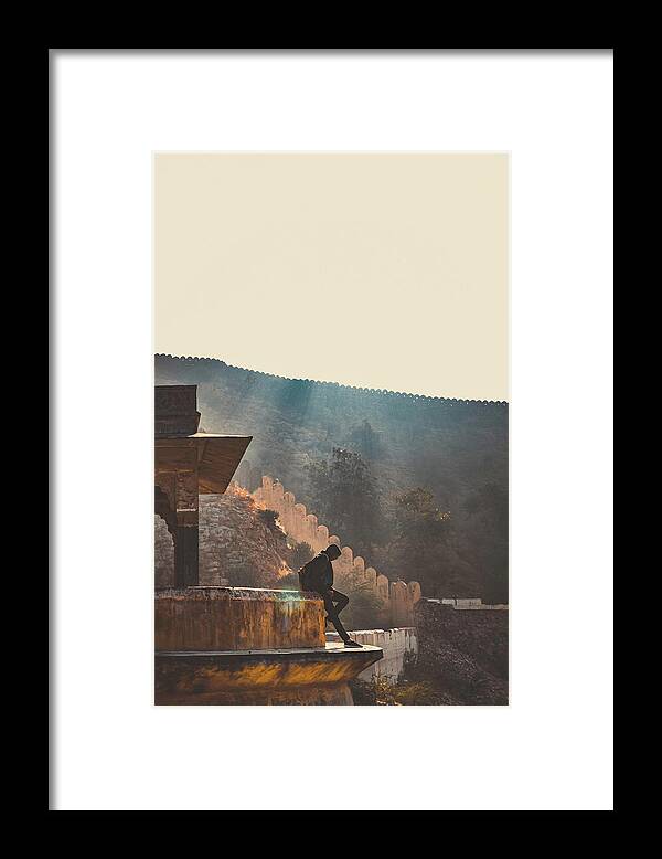 Man Framed Print featuring the photograph Rajastan by Long Shot