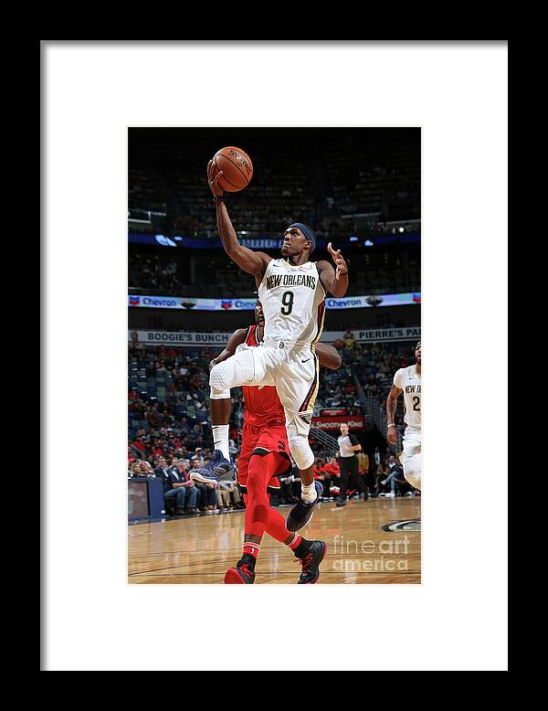 Smoothie King Center Framed Print featuring the photograph Rajon Rondo by Layne Murdoch Jr.
