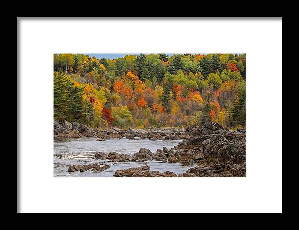 River Framed Print featuring the photograph Rapids on St. Louis River by Susan Rydberg
