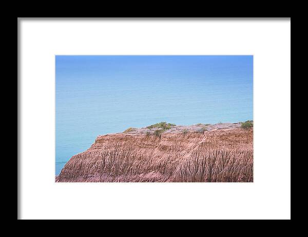 Yucca Point Overlook Framed Print featuring the photograph Razor Point Trail by Christina McGoran