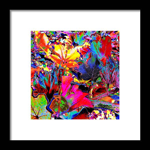  Framed Print featuring the painting Red and Blue 2 by Maxim Komissarchik