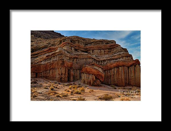 Red Rock Canyon State Park Framed Print featuring the photograph Red Rock Canyon State Park by Abigail Diane Photography