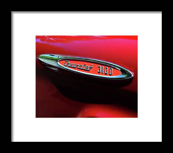 Car Framed Print featuring the photograph Red Truck by Maggy Marsh