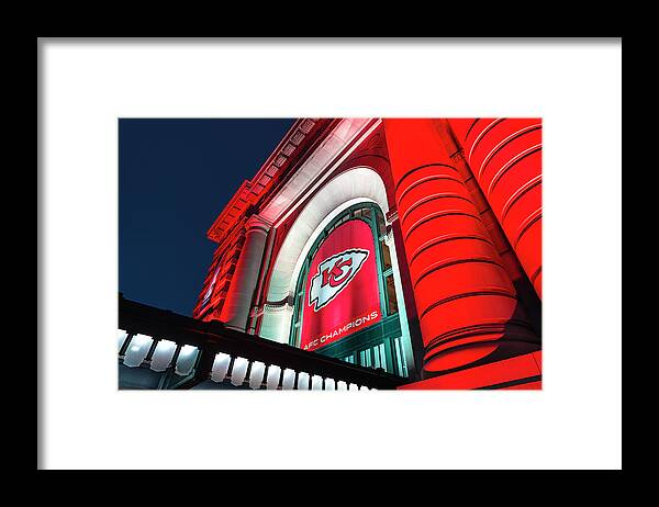 Kansas City Framed Print featuring the photograph Red Union vi by Ryan Heffron