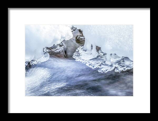 Water Framed Print featuring the photograph Cold Feet by Ed Newell