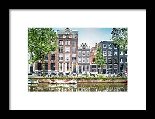 Amsterdam Framed Print featuring the photograph Reflections of Amsterdam by Marla Brown