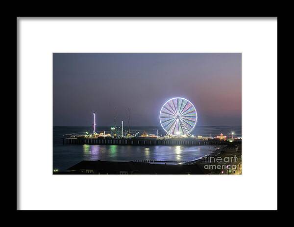 Atlantic Framed Print featuring the photograph Reflections of Atlantic City by Paul Watkins