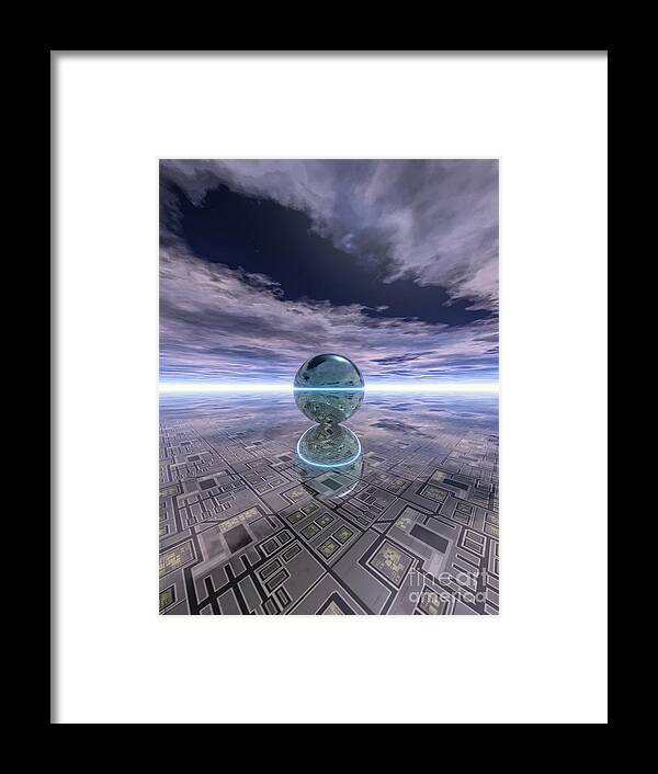 Motherboard Framed Print featuring the photograph Reflections of Motherboard by Phil Perkins