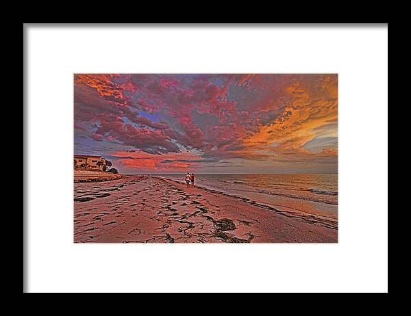 Beach Framed Print featuring the photograph Remains of The Day by HH Photography of Florida