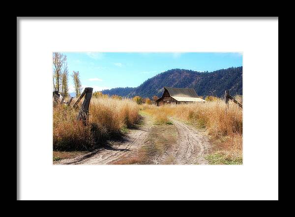 Barn Framed Print featuring the photograph Returning to the Barn by Robert Carter