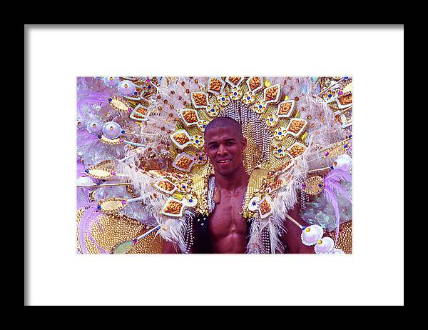 Trinidad Framed Print featuring the photograph Revel - Carnival, Trinidad and Tobago by Earth And Spirit