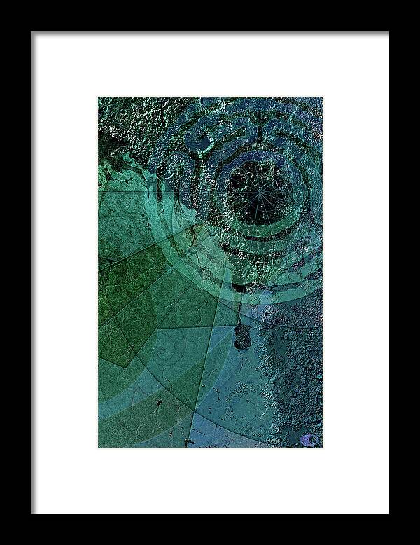 Topography Framed Print featuring the digital art Revolution 9c by Kenneth Armand Johnson