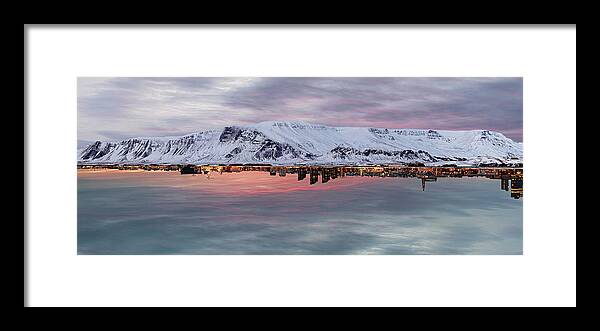 Iceland Framed Print featuring the photograph Reykjavik by Marino Flovent