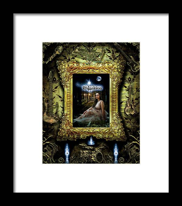 Fleetwood Mac Framed Print featuring the digital art Rhiannon by Michael Damiani