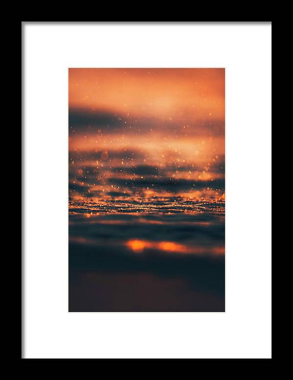 Seascape Framed Print featuring the photograph Rhythm of Water And Light by Sina Ritter