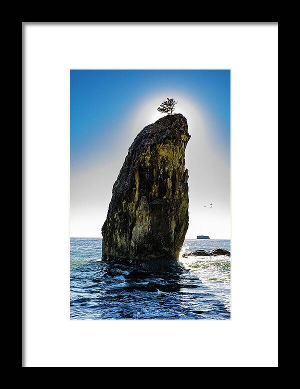 Scenery Framed Print featuring the photograph Rialto Beach Sea Stack 2 by Pelo Blanco Photo