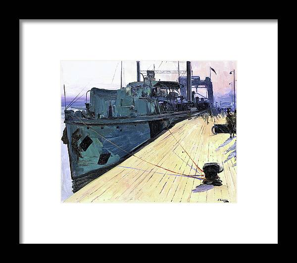 Richborough Framed Print featuring the painting Richborough - Digital Remastered Edition by Sir John Lavery