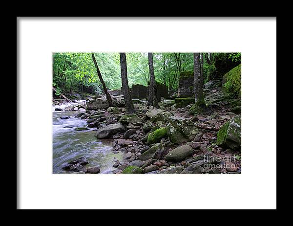 Laurel Falls Framed Print featuring the photograph Richland Creek 8 by Phil Perkins