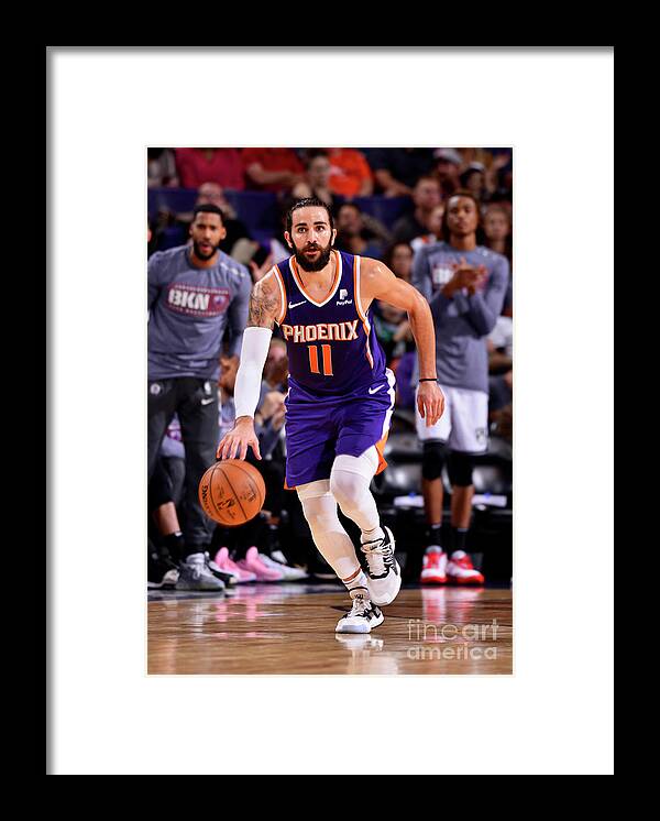 Nba Pro Basketball Framed Print featuring the photograph Ricky Rubio by Barry Gossage