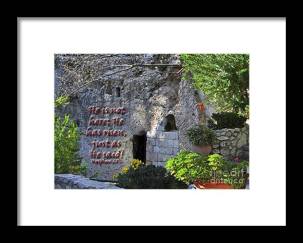 Resurrection Framed Print featuring the photograph Risen by Lydia Holly