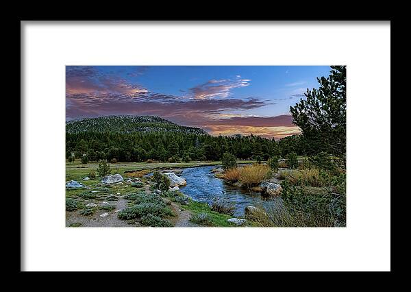 Landscape Framed Print featuring the photograph River Landscape - Nevada by G Lamar Yancy