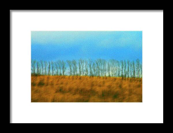 Abstract Framed Print featuring the photograph Road to Meshovsk by Robert Dann