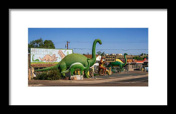 Arizona Framed Print featuring the photograph Roadside Attractions - Flagstaff, Arizona by Fdastudillo