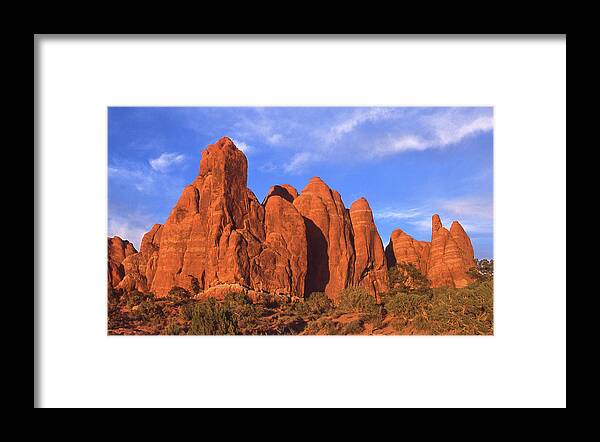 Desert Framed Print featuring the photograph Roadside Beauty in Utah by Mike McGlothlen