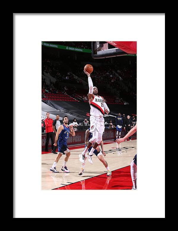 Robert Covington Framed Print featuring the photograph Robert Covington by Sam Forencich