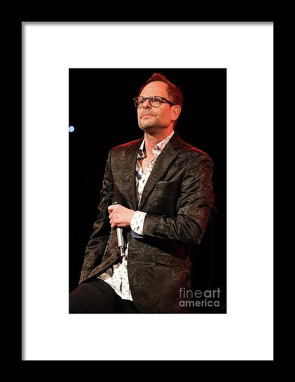 Singer Framed Print featuring the photograph Robin Wilson - Smithereens - Color Photograph by Concert Photos