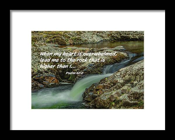  Framed Print featuring the photograph Rock of Ages by Marcy Wielfaert