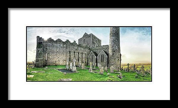 Castle Framed Print featuring the photograph Rock of Cashel in Ireland by Peggy Dietz