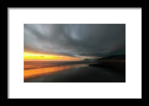 Rockaway Framed Print featuring the photograph Rockaway Sunset Bliss by Ryan Manuel