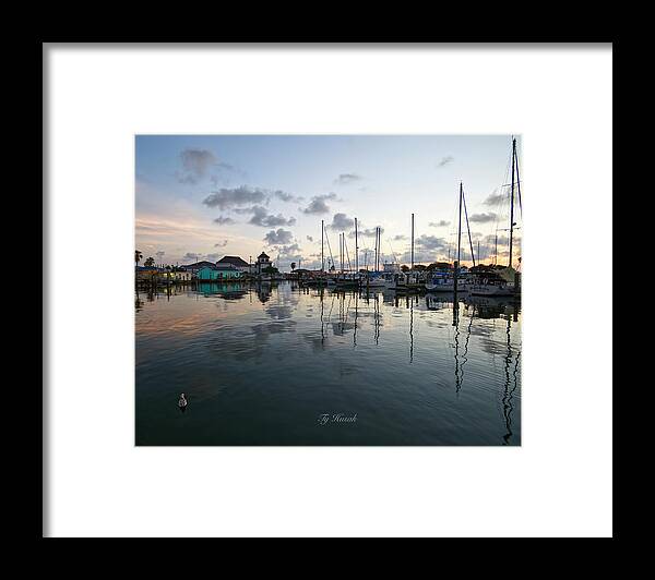 Rockport Framed Print featuring the photograph Rockport Harbor Reflections by Ty Husak