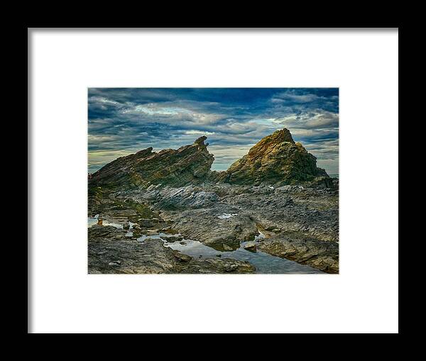 Rocky Framed Print featuring the photograph Rocky Coastline Of Tam Hai Island II by Robert Bociaga