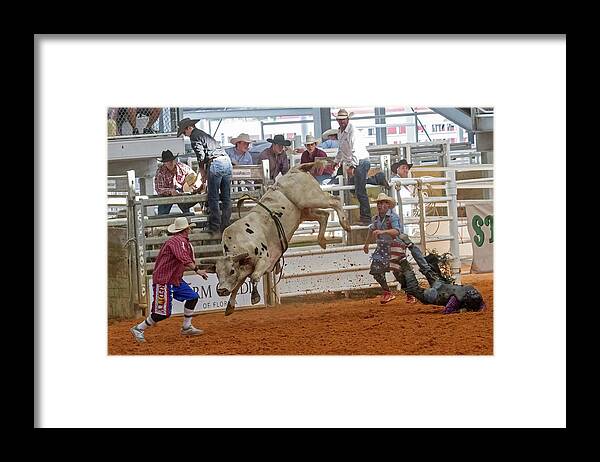 Arcadia Framed Print featuring the photograph Rodeo by Larry Linton